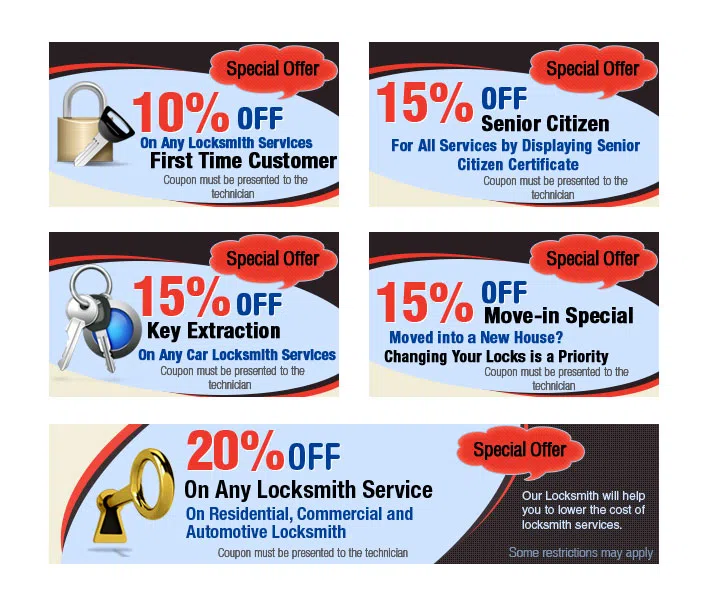 Carpentersville IL Locksmith Store Carpentersville, IL 847-904-1614 - coupon2-set-five